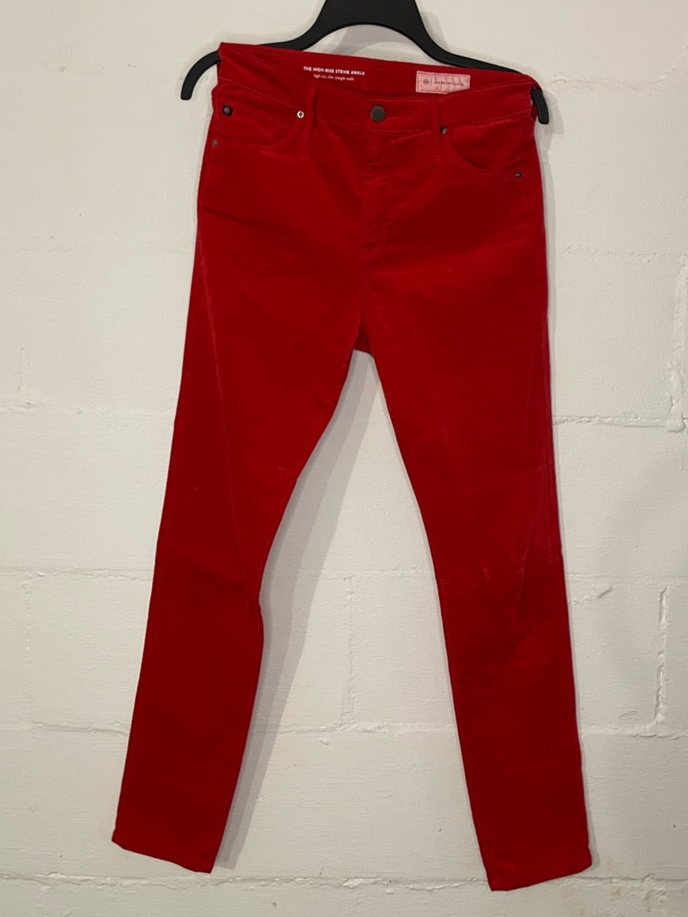 Anthropologie Women's Skinny Pants in Bright Red